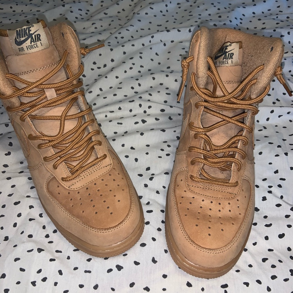 Nike Air Force 1 Wheat High Tops ‼️